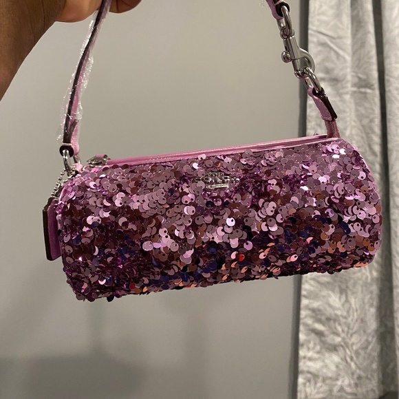 Coach | Nolita Barrel Bag | Lilac Sequins - Picture 1 of 7